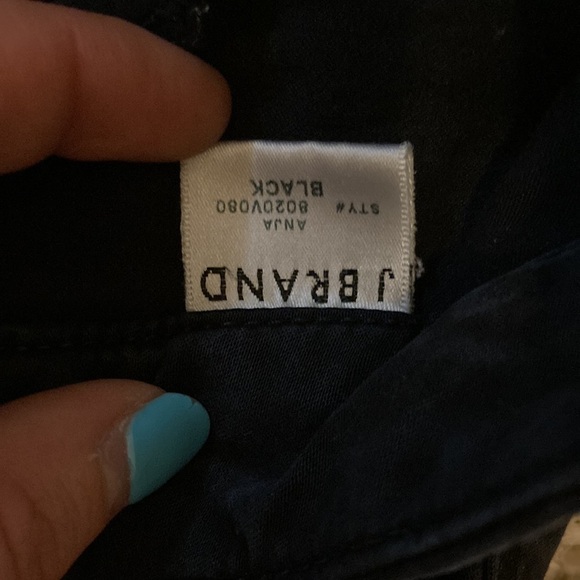 J brand black stretchy pants - Picture 2 of 2